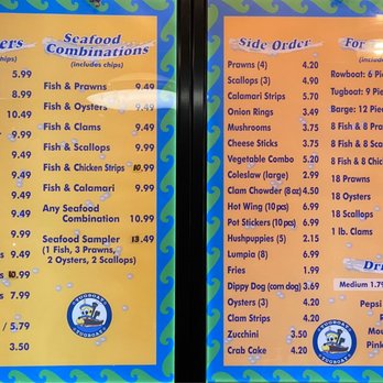 Tugboat Fish & Chips No 7 - Menu (as of May 2021) - Seafood Near Me - Citrus Heights, California Tugboat Fish & Chips No 7 - Menu (as of May 2021) - Seafood Near Me - Citrus Heights, California