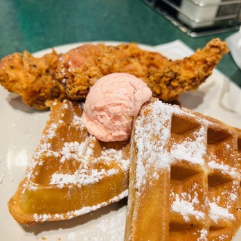 Metro Diner - Kids Chicken & Waffle - American Near Me - Chesapeake, Virginia Metro Diner - Kids Chicken & Waffle - American Near Me - Chesapeake, Virginia