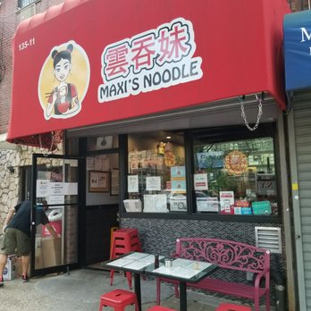 Maxi’s Noodle - Storefront. Outdoor seating options only atm if you eat there. They do deliver and takeout. - Cantonese Near Me - Flushing, New York Maxi’s Noodle - Storefront. Outdoor seating options only atm if you eat there. They do deliver and takeout. - Cantonese Near Me - Flushing, New York