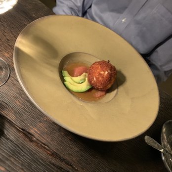 Bacchanalia - Crab fritter - New American Near Me - Atlanta, Georgia