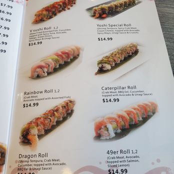 V Sushi - Updated menu 6/27/2022 - Sushi Bars Near Me - Milpitas, California