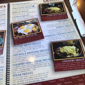 Round the Clock - Skillets are my favorite so I was very excited to see they had so many options. The breakfast menu alone is 7 pages - New American Near Me - Schererville, Indiana