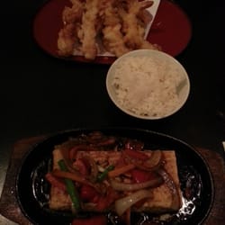Tokushima - Great food choices; prawn & veg Tempura and Tofu stake. Good prices great taste.