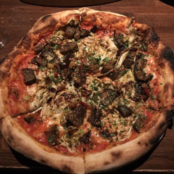 Cucina 24 - Roasted Eggplant  Pizza - Wonderful flavors with a little kick! - Italian Near Me - Asheville, North Carolina