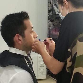 Unique Photography - my husband getting some makeup touch ups - Videographers Near Me - San Gabriel, California Unique Photography - my husband getting some makeup touch ups - Videographers Near Me - San Gabriel, California