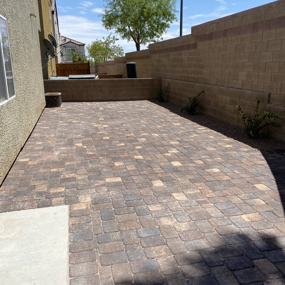 Completed backyard.