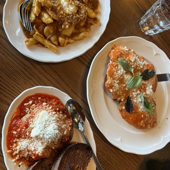 Ospi Costa Mesa - RASCHIATELLI, Chicken parm, and Neapolitan meatballs. - Pizza Near Me - Costa Mesa, California Ospi Costa Mesa - RASCHIATELLI, Chicken parm, and Neapolitan meatballs. - Pizza Near Me - Costa Mesa, California