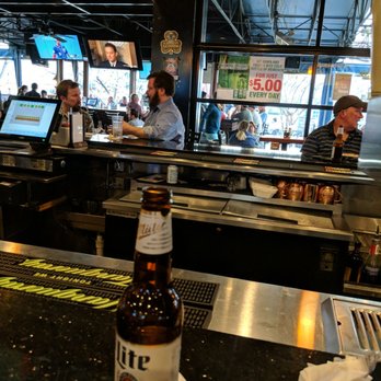 Backyard Grill - So glad I found this place on Yelp! Backyard Wings, Ahi Tuna Tacos, and ice cold Miller Lite... here on business and will be back soon! - Sports Bars Near Me - Chantilly, Virginia