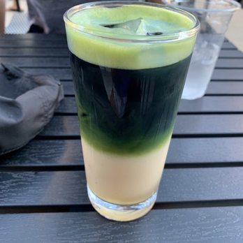Jonquils Cafe & Bakery - Blue moon matcha milk tea - Cafes Near Me - Boston, Massachusetts