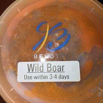 Belotti Bottega - Wild Boar to go. - Italian Near Me - Oakland, California