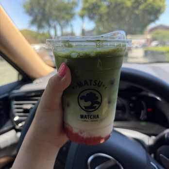 Matsu Matcha - Strawberry matcha with oat milk - Desserts Near Me - Pleasanton, California Matsu Matcha - Strawberry matcha with oat milk - Desserts Near Me - Pleasanton, California