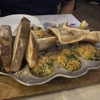 Herb & Sea - Baked oysters and bone marrow - delish! - Seafood Near Me - Encinitas, California