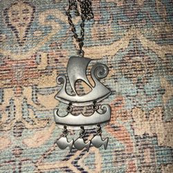 Poppy & Dale Vintage - Vintage silver necklace.