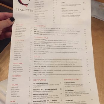 Seabutter - Menu - Japanese Near Me - Beverly Hills, California