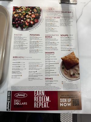 Menu photo 2 Jason's Deli Fort Worth, TX