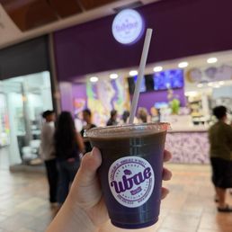 ube slush w/ espresso