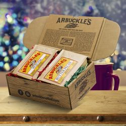 The perfect holiday gift or for any occasion:  Arbuckle's Mexicali and Butter Pecan Gift Box...