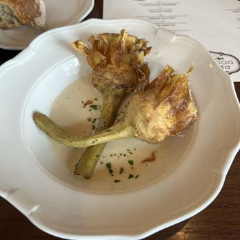 Pepp & Dolores - If you like artichokes OR fried things, you'll love this dish and the creamy sauce upon which these hearts rest. - Italian Near Me - Cincinnati, Ohio Pepp & Dolores - If you like artichokes OR fried things, you'll love this dish and the creamy sauce upon which these hearts rest. - Italian Near Me - Cincinnati, Ohio