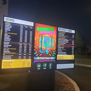 Black Rifle Coffee Company - menu board for the drive thru - Coffee & Tea Near Me - Mesa, Arizona