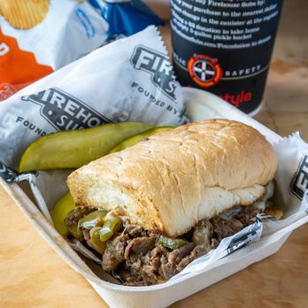 Firehouse Subs - Firehouse Steak & Cheese (small) Combo - YUM! - Sandwiches Near Me - Anaheim, California Firehouse Subs - Firehouse Steak & Cheese (small) Combo - YUM! - Sandwiches Near Me - Anaheim, California