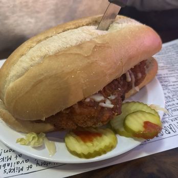 Mike's Place - Saucy Chicken Sandwich - American Near Me - Kent, Ohio Mike's Place - Saucy Chicken Sandwich - American Near Me - Kent, Ohio