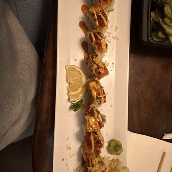 Raw Sushi Bistro - Spicy Dragon Roll - Sushi Bars Near Me - Modesto, California Raw Sushi Bistro - Spicy Dragon Roll - Sushi Bars Near Me - Modesto, California