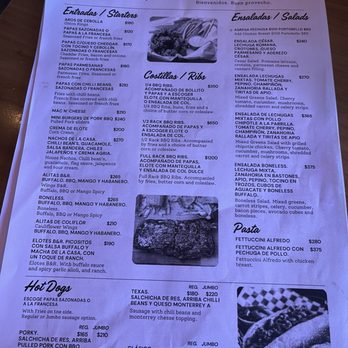 Burgers & Ribs - Menu - Burgers Near Me - Ensenada, BCN Burgers & Ribs - Menu - Burgers Near Me - Ensenada, BCN