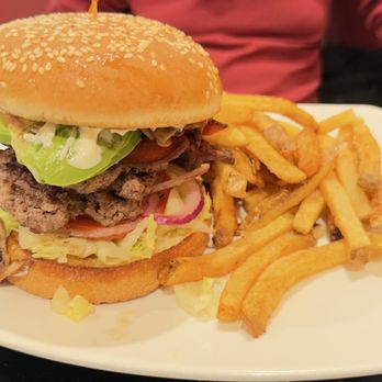 New Taraval Cafe - Smash burger with added mushrooms, avocado and bacon! - Breakfast & Brunch Near Me - San Francisco, California