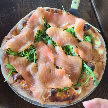 Sulmona - Lox pizza - Pizza Near Me - Cambridge, Massachusetts