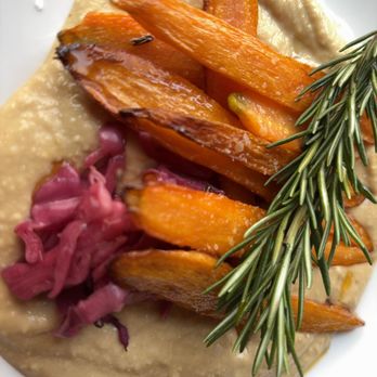 Botanero Restaurant - Hummus with carrots and pickled onions. - Tapas/Small Plates Near Me - Rockville, Maryland Botanero Restaurant - Hummus with carrots and pickled onions. - Tapas/Small Plates Near Me - Rockville, Maryland