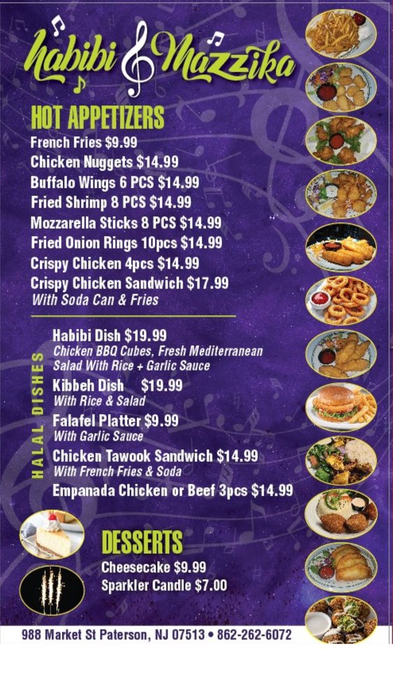 HABIBI MAZZIKA HOOKAH LOUNGE 59 Photos 998 Market St, Paterson, New