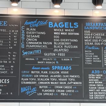B Bagels - Menu - Bagels Near Me - Jersey City, New Jersey