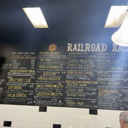Railroad Bagel Express - Menu July 2026