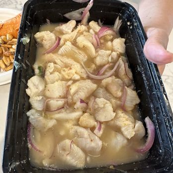 El Pollo Inka - Ceviche after 24 hours in the fridge and 6 limes - Latin American Near Me - Torrance, California
