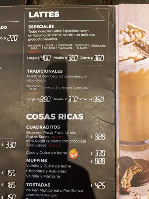 Menu photo 3 Havanna Mar de Ajó, C