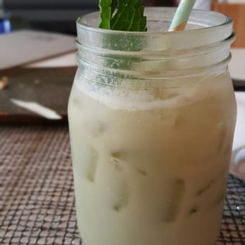 Kyu - Green tea with pineapple juice and cream. Unique and refreshing - Asian Fusion Near Me - Miami, Florida Kyu - Green tea with pineapple juice and cream. Unique and refreshing - Asian Fusion Near Me - Miami, Florida