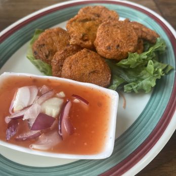 NaraDeva Thai Restaurant - Appetizer fish cakes my favorite - Thai Near Me - Orlando, Florida NaraDeva Thai Restaurant - Appetizer fish cakes my favorite - Thai Near Me - Orlando, Florida