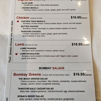 Bombay Darbar - Lunch menu on weekdays. Their Thali is the best. - Indian Near Me - Doral, Florida Bombay Darbar - Lunch menu on weekdays. Their Thali is the best. - Indian Near Me - Doral, Florida