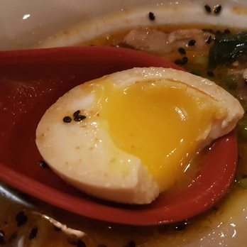 Fujiya Ramen - Pretty gooey egg - Ramen Near Me - Montclair, New Jersey