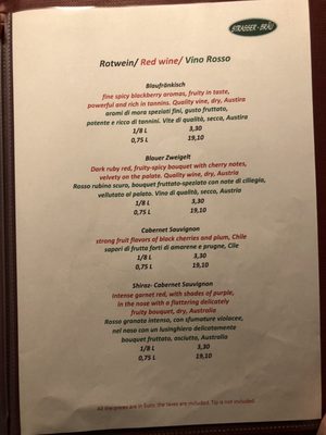 Menu photo 2 Strasser-Bräu Vienna, 9