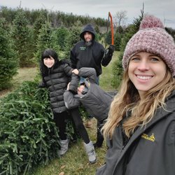 Davidson Doors - Annual day after Thanksgiving tree cutting.