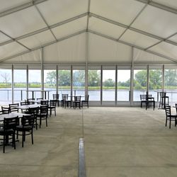 Hook & Ladder - Enclosed Patio Area with a Nice Lake View