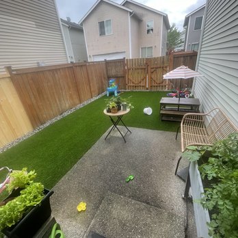 Top Dog Turf - After! Beautiful turf and a great space for the kiddos and family. - Artificial Turf Near Me - Lakewood, Washington Top Dog Turf - After! Beautiful turf and a great space for the kiddos and family. - Artificial Turf Near Me - Lakewood, Washington