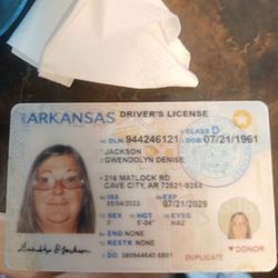 AR Cannabis Clinic - My driver's license