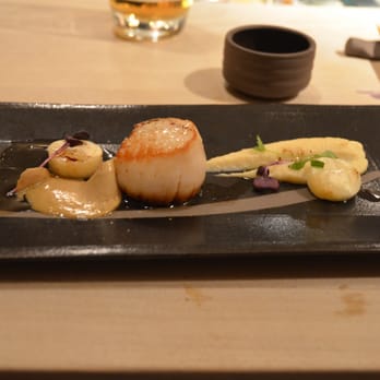 Restaurant Roji - Scallop and duck liver - Sushi Bars Near Me - Antwerp, VAN