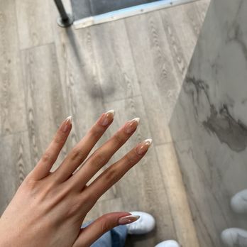 M2 Nail Lounge - French tip + chrome by Ella! - Nail Salons Near Me - Alhambra , California
