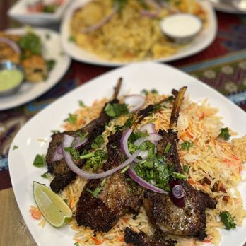 Kabab & Curry Restaurant & Grill - Lamb Chop Platter - Indian Near Me - Pittsburgh, Pennsylvania