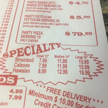 Leo's Pizza - Part of menu and they have party dishes - Pizza Near Me - Miami, Florida Leo's Pizza - Part of menu and they have party dishes - Pizza Near Me - Miami, Florida