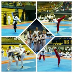 Robinson's Taekwondo - Our team competing at the UC Berkley tournament. They all brought back medals. Great job!