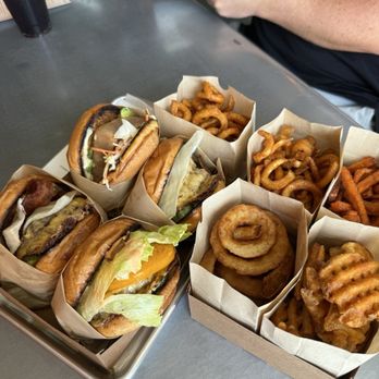 Gami Burger - Curly fries, onion rings, triple burger, ahi tuna burger - Burgers Near Me - Carmichael, California